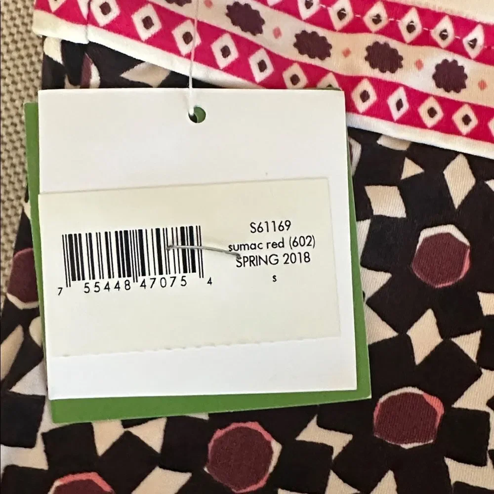 NWT Kate Spade Coronado Beach Sumac Red One Piece Swimsuit S